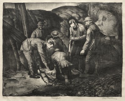 Série Guerra:  Sniped de George Bellows