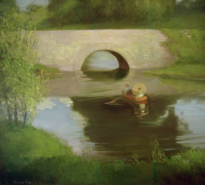 Central Park (óleo sobre tela) de George Benjamin Luks