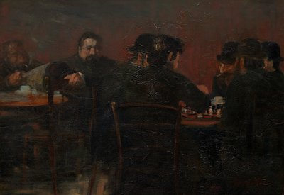 Jogadores de xadrez de George Benjamin Luks