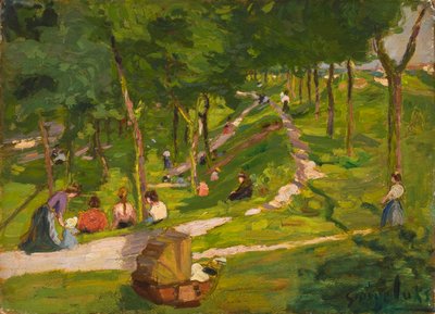New York Park de George Benjamin Luks