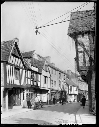 Friar Street, Worcester, Worcestershire, 1942. de George Bernard Mason