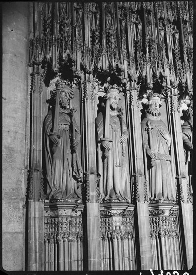 York Minster, Minster Yard, York, 1942. de George Bernard Wood