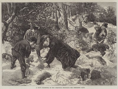 Ferreting de um dia nos feriados do Christmas de George Bouverie Goddard