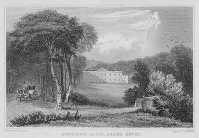 Abadia de Hartland, North Devon (gravura) de George Bryant Campion
