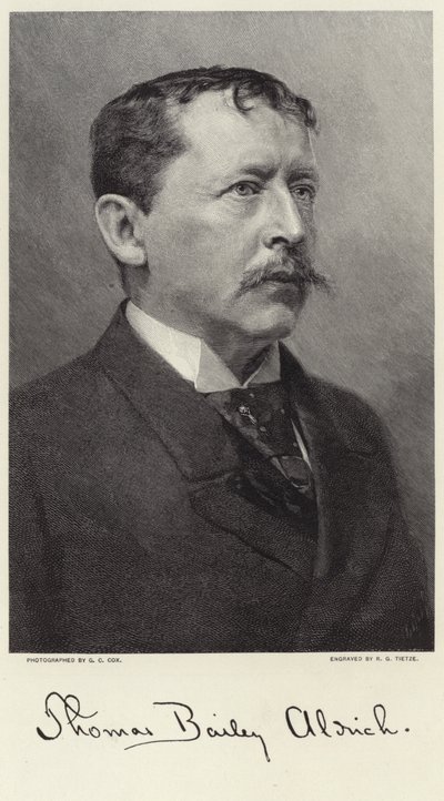 Retrato de Thomas Bailey Aldrich de George C. Cox