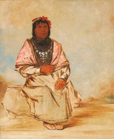 Uma mulher Seminole de George Catlin