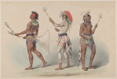 Jogadores de bola de George Catlin