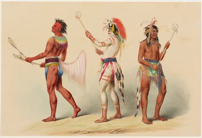 Jogadores de bola de George Catlin