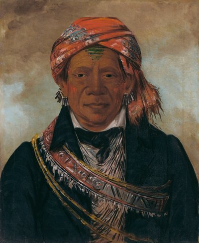 Bód-a-sin, chefe da tribo de George Catlin
