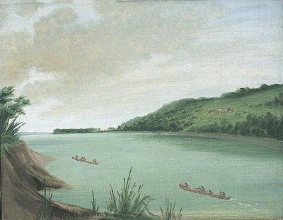 Belle Vue, agência indígena do Major Dougherty, 870 milhas acima de St. Louis de George Catlin