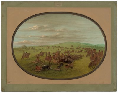 Mudança de Camanches de George Catlin