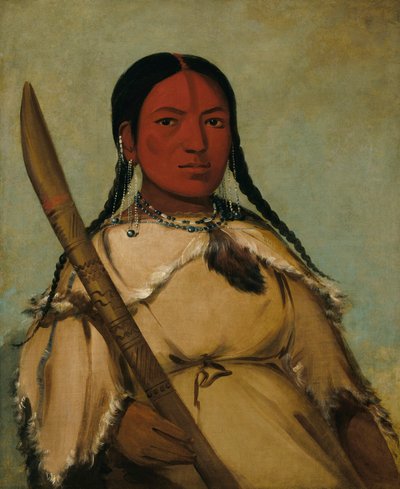 Chin-cha-pee, Inseto do Fogo que Arrepia, Mulher da Cabeça de Ovo de Pombo de George Catlin