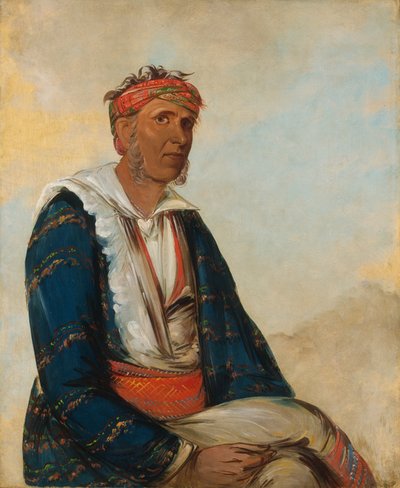 Cól-lee, um chefe de banda, 1834. de George Catlin