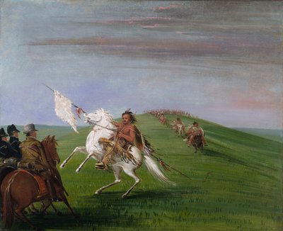 Encontro dos Comanches com os Dragões de George Catlin