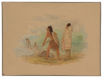 índios cabeça-chata de George Catlin