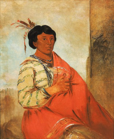 Gaw-záw-que-dung, Aquele que dá as boas-vindas de George Catlin