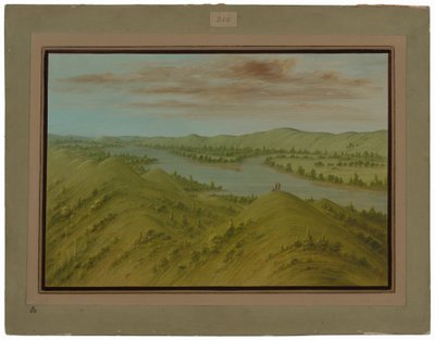 Gramados Bluffs, Alto Missouri de George Catlin