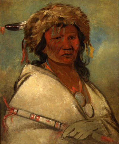 Grande herói, um chefe de George Catlin