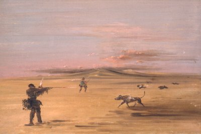 Tiroteio nas pradarias do Missouri, 1837-1839. de George Catlin