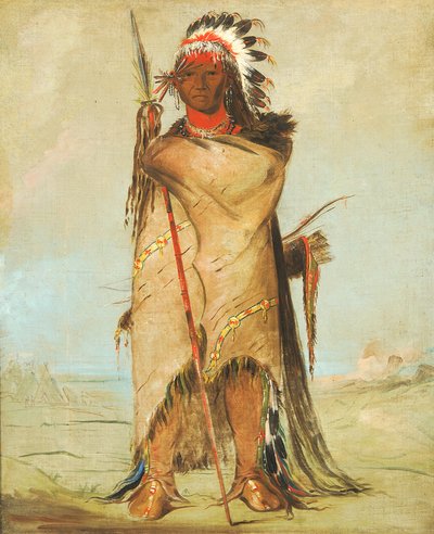 Neve no Lago Brave, 1832. de George Catlin