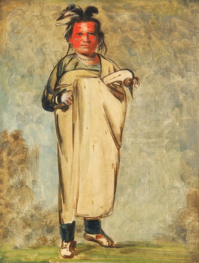 Káw-kaw-ne-chóo-a, a Brave de George Catlin