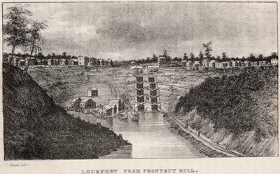 Lockport do Monte Prospect de George Catlin