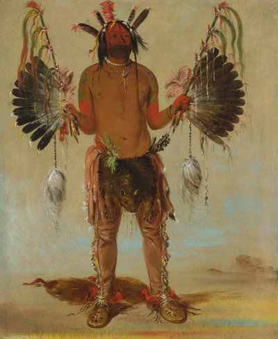 Mah-tó-he-ha, Velho Urso, um Curandeiro, 1832. de George Catlin