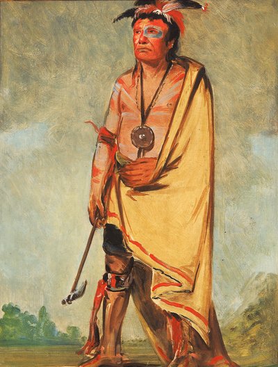 No-ak-chóo-she-kaw, Aquele que quebra os arbustos de George Catlin