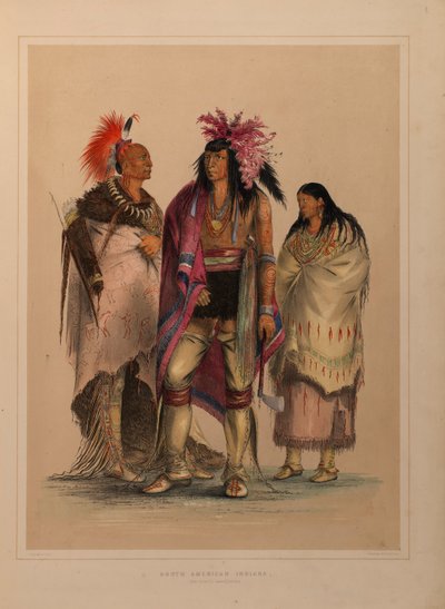Carteira de Índios da América do Norte de George Catlin