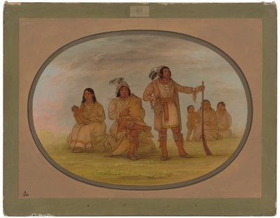Osceola e quatro índios Seminolee de George Catlin