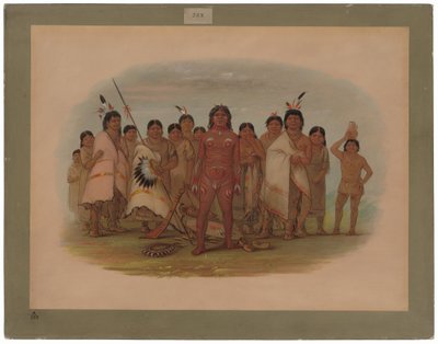 "Pinte-me" - Apachee de George Catlin