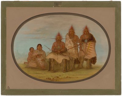 Índios Pawnee de George Catlin