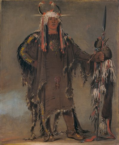 Peh-tó-pe-kiss, Costelas de Águia, um chefe Piegan de George Catlin
