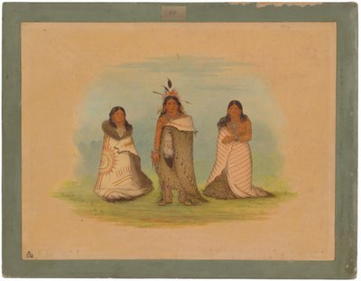 índios Puncah de George Catlin