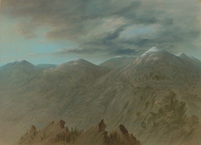 Montanhas do Rio Salmão, 18551869. de George Catlin