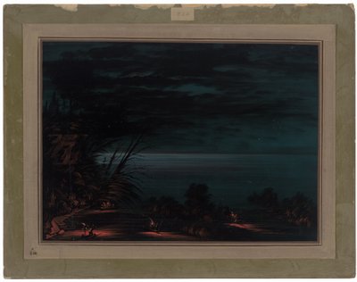 Caça ao salmão - Ottowas de George Catlin