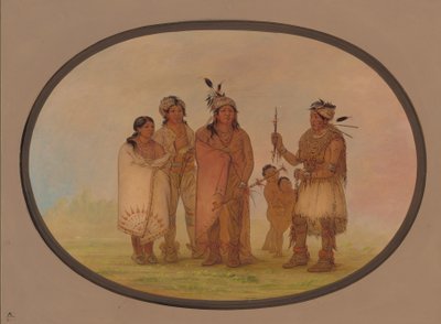 Índios Shawanos, 18611869. de George Catlin