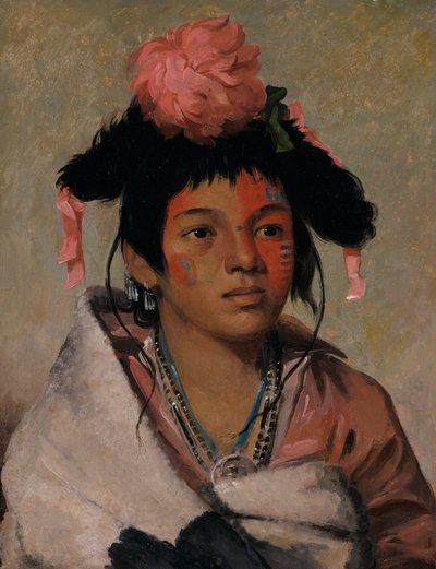 Tcha-káuk-o-ko-máugh, Grande Chefe, um Rapaz de George Catlin