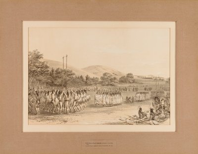 A dança do jogo da bola - nº 22 de George Catlin