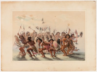 A dança do couro cabeludo de George Catlin