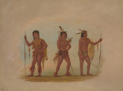 Três Temas Homens, de George Catlin
