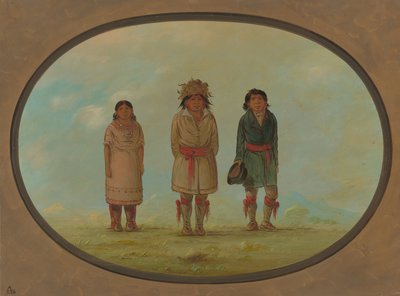 Três índios Creek, 18611869. de George Catlin