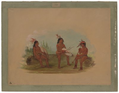 Três Jovens Homens Chinook de George Catlin