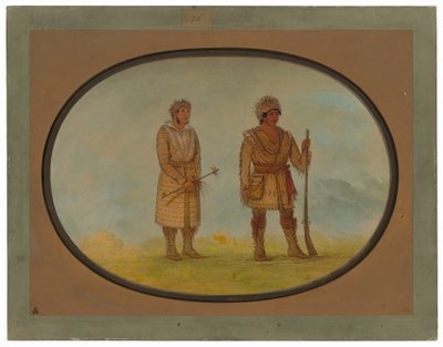 Dois chefes Cherokee de George Catlin