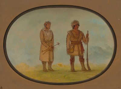 Dois Chefes Cherokee, 18611869. de George Catlin