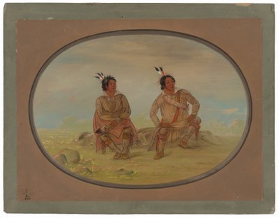 Dois índios Choctaw de George Catlin