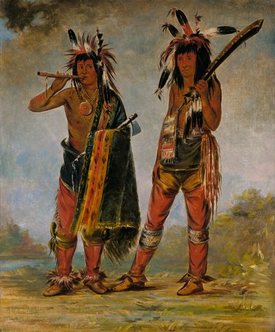 Dois jovens de George Catlin