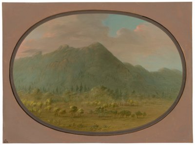 Vista nas montanhas de cristal de George Catlin