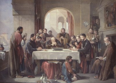 Graça no Refeitório de George Cattermole