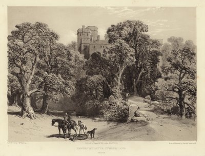 Castelo de Naworth, Cumberland de George Cattermole